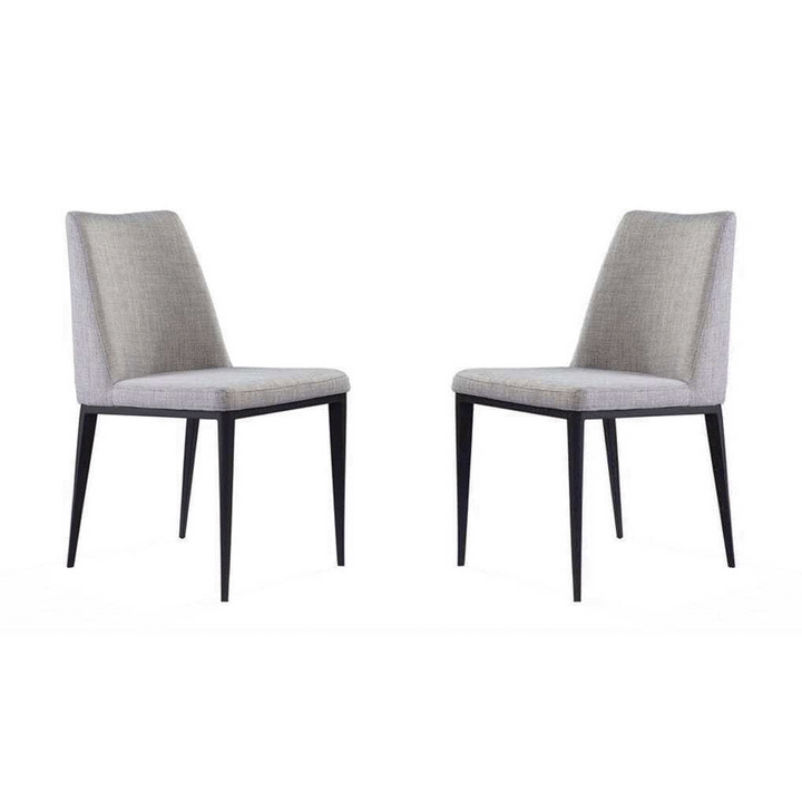 Medici Set of 2 Dining Chairs - Cool Grey Tommy Franks 1