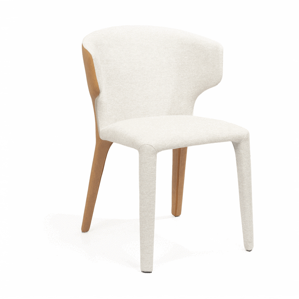 Vela Dining Chair - Avery Cream & Honey Tommy Franks 2