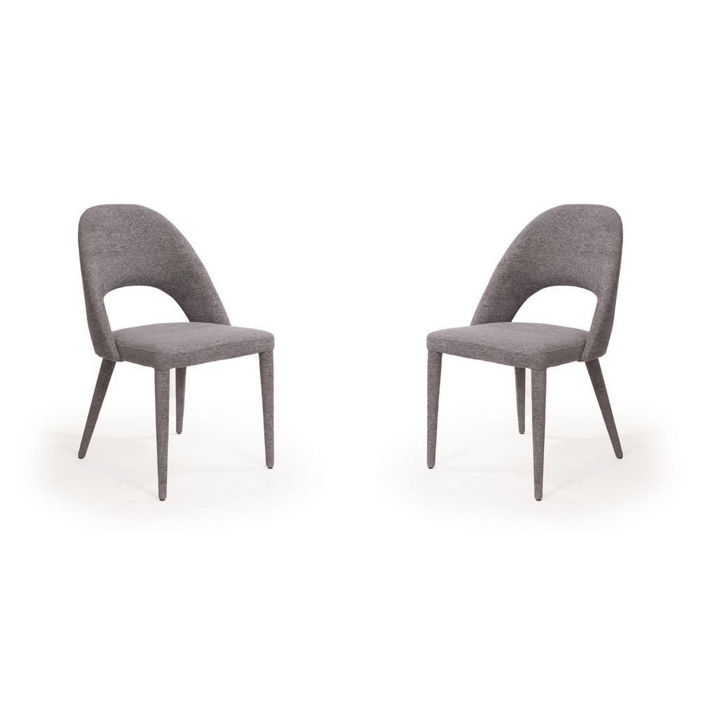 Van Set of 2 Dining Chairs - Quartz Grey Tommy Franks 2