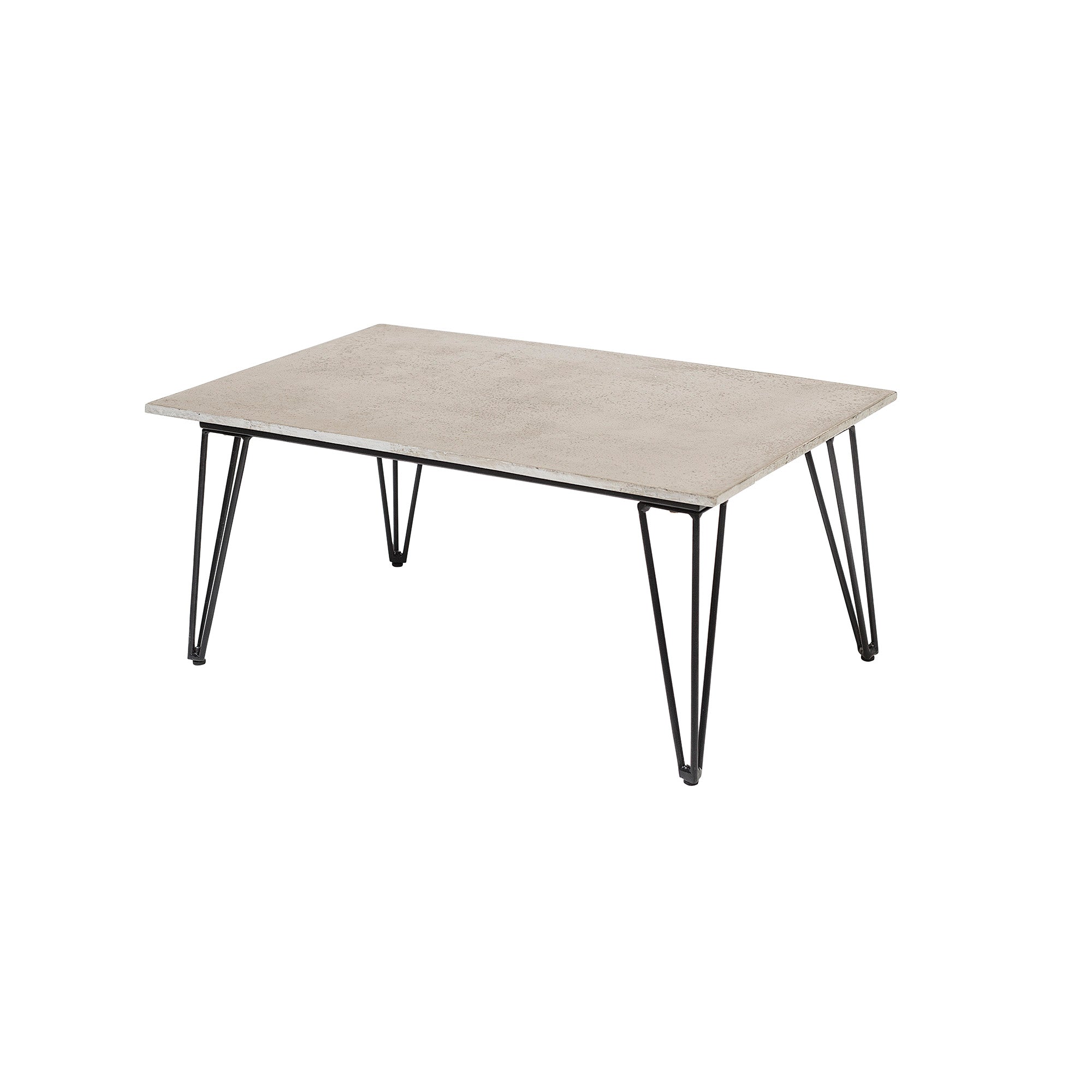 Bloomingville Outdoor Mundo Fiber Cement Coffee Table in Natural