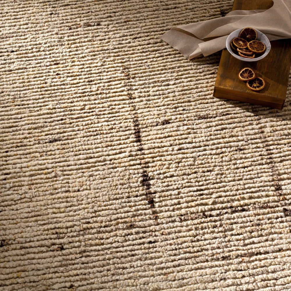 Khyber Hand Knotted Rug - Beige Keiichi 3