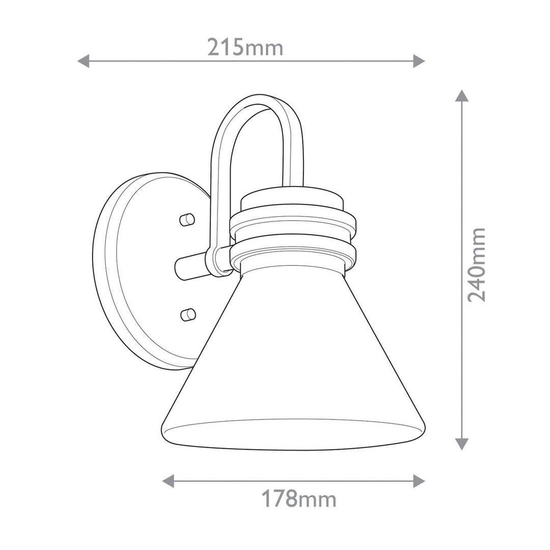 Farum Wall Light - Champagne Bronze