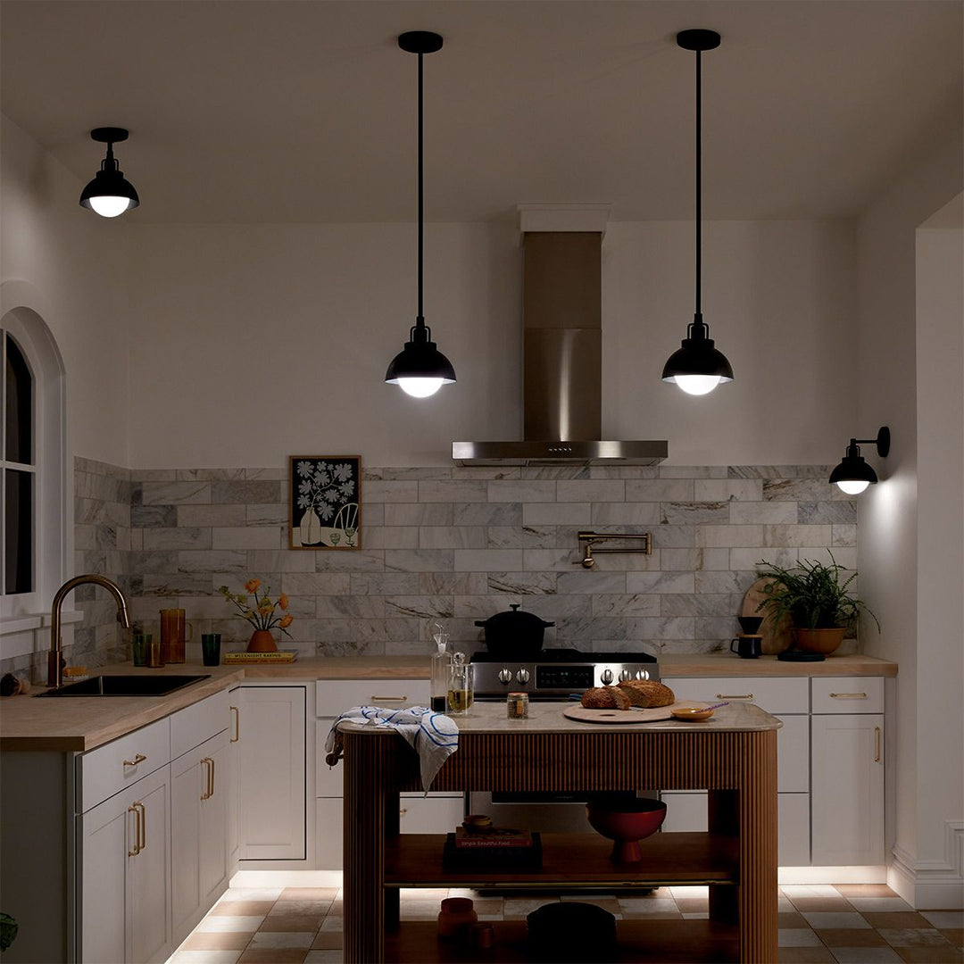 Niva Trio Mount Wall Light - Black