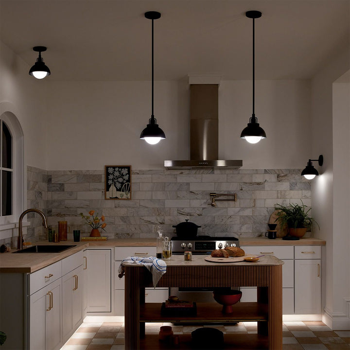 Niva Trio Mount Wall Light - Black