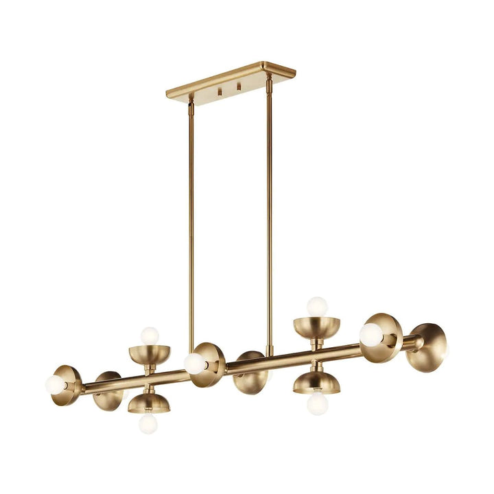 Palta Linear Pendant Light - Champagne Bronze