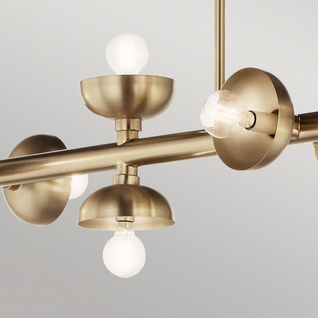 Palta Linear Pendant Light - Champagne Bronze