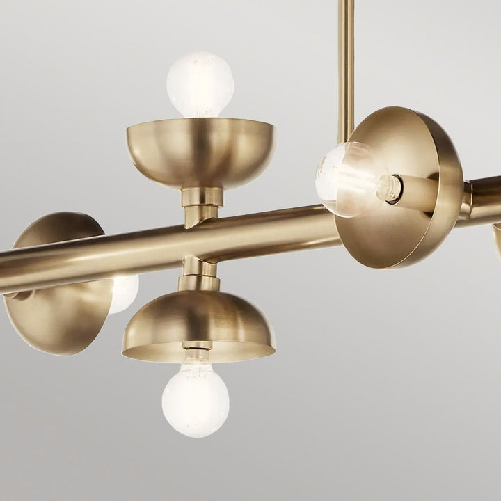 Palta Linear Pendant Light - Champagne Bronze