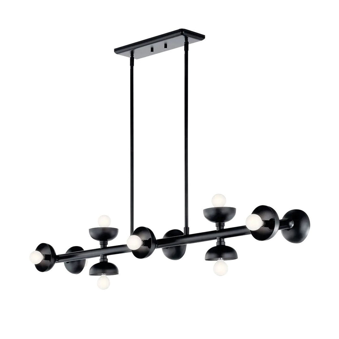 Palta Linear Pendant Light - Satin Black