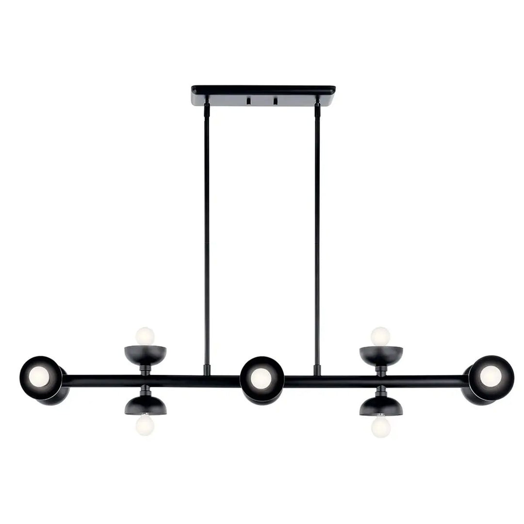 Palta Linear Pendant Light - Satin Black