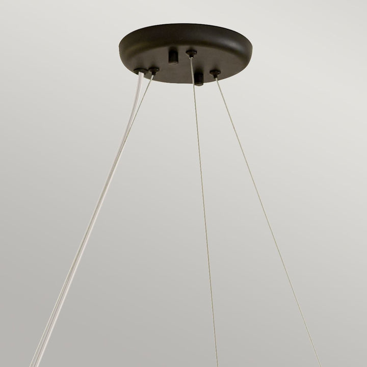 Palta 9 Light Chandelier - Satin Black
