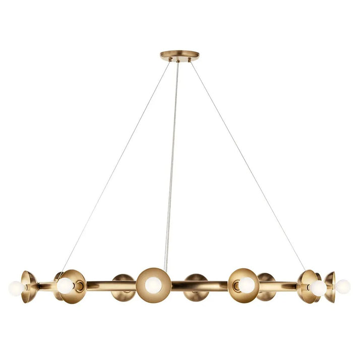 Palta 9 Light Chandelier - Champagne Bronze