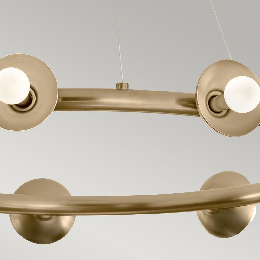 Palta 9 Light Chandelier - Champagne Bronze
