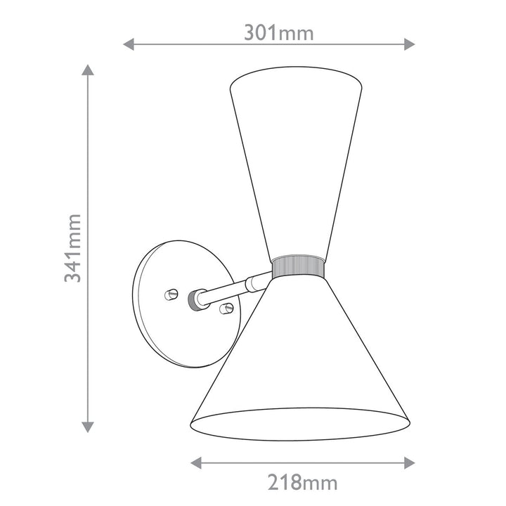 Phix Wall Light - Black