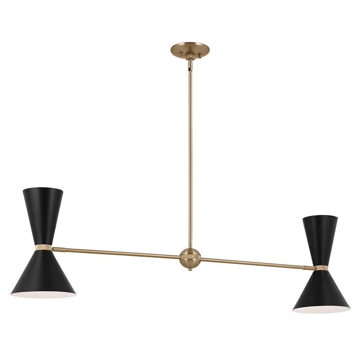 Phix Linear Chandelier - Black