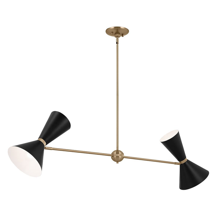 Phix Linear Chandelier - Black