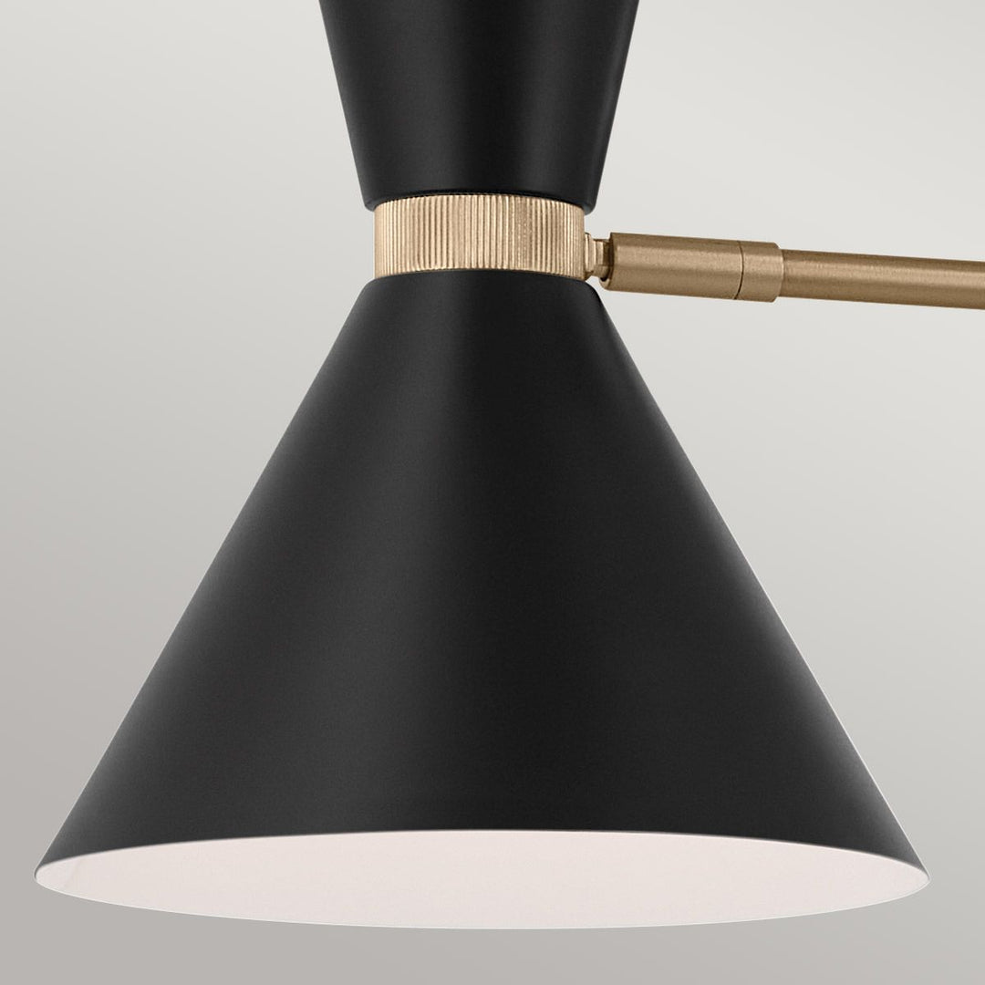 Phix Linear Chandelier - Black
