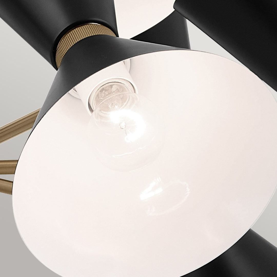 Phix 12 Light Chandelier - Black