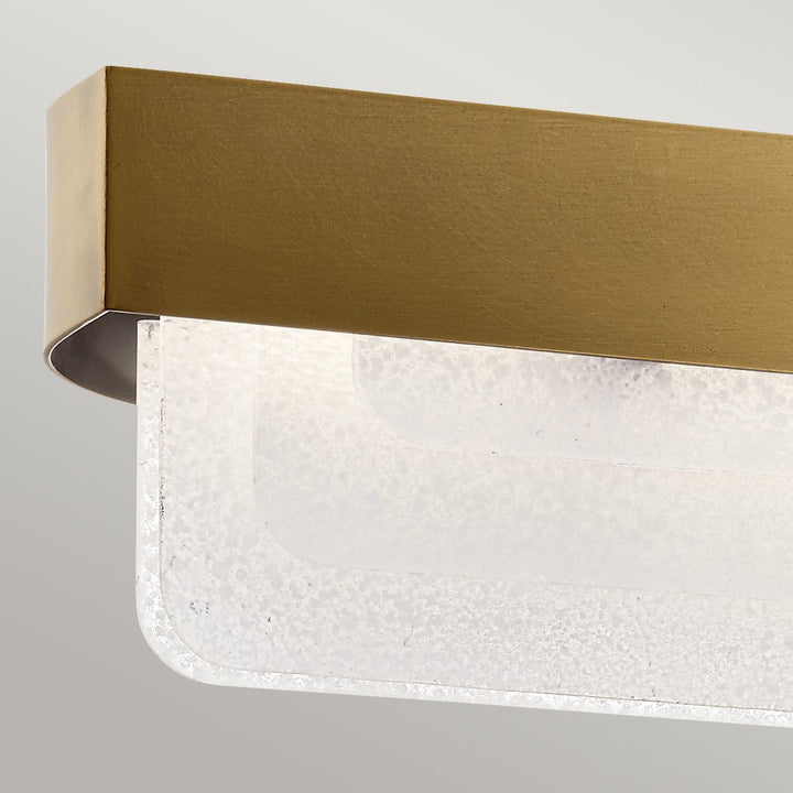 Serene LED Chandelier - Natural Brass