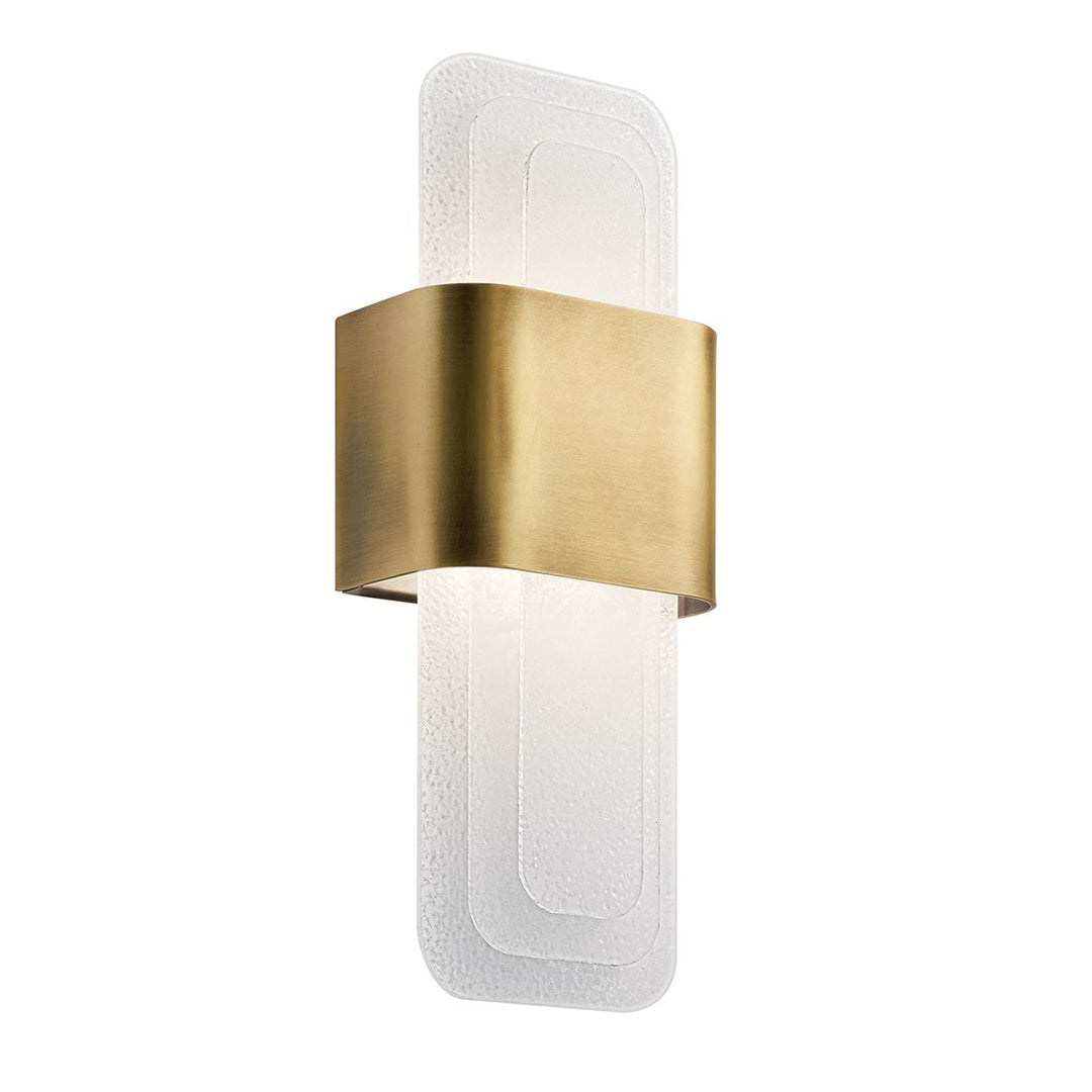 Serene LED Wall Light - Natural Brass