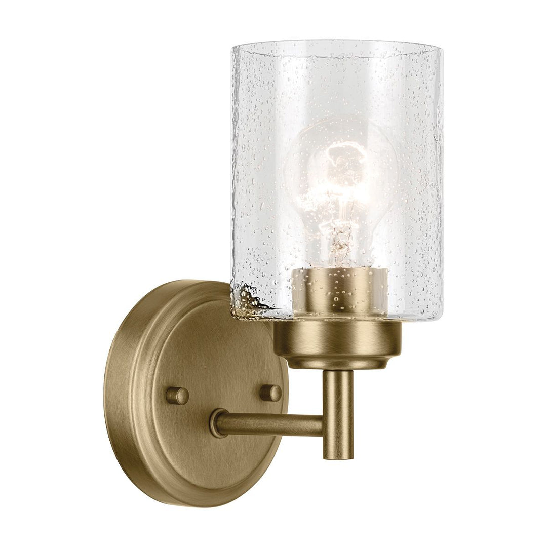 Winslow 1 Wall Light - Natural Brass