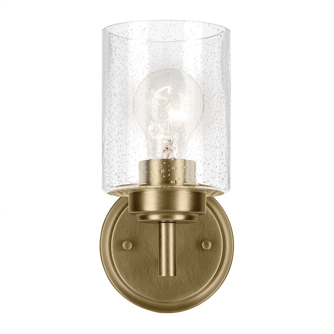 Winslow 1 Wall Light - Natural Brass