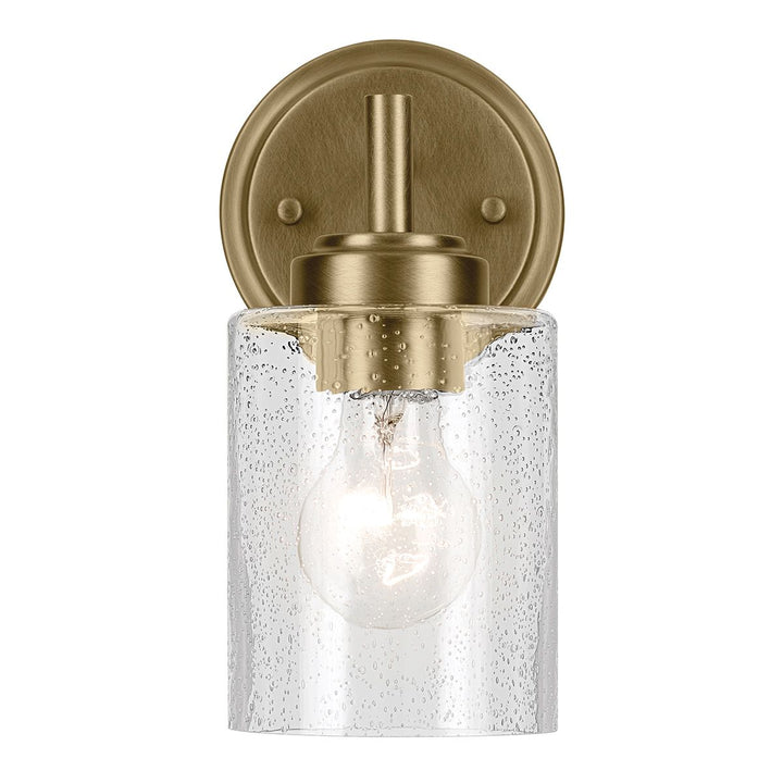 Winslow 1 Wall Light - Natural Brass