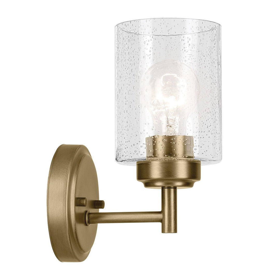 Winslow 1 Wall Light - Natural Brass