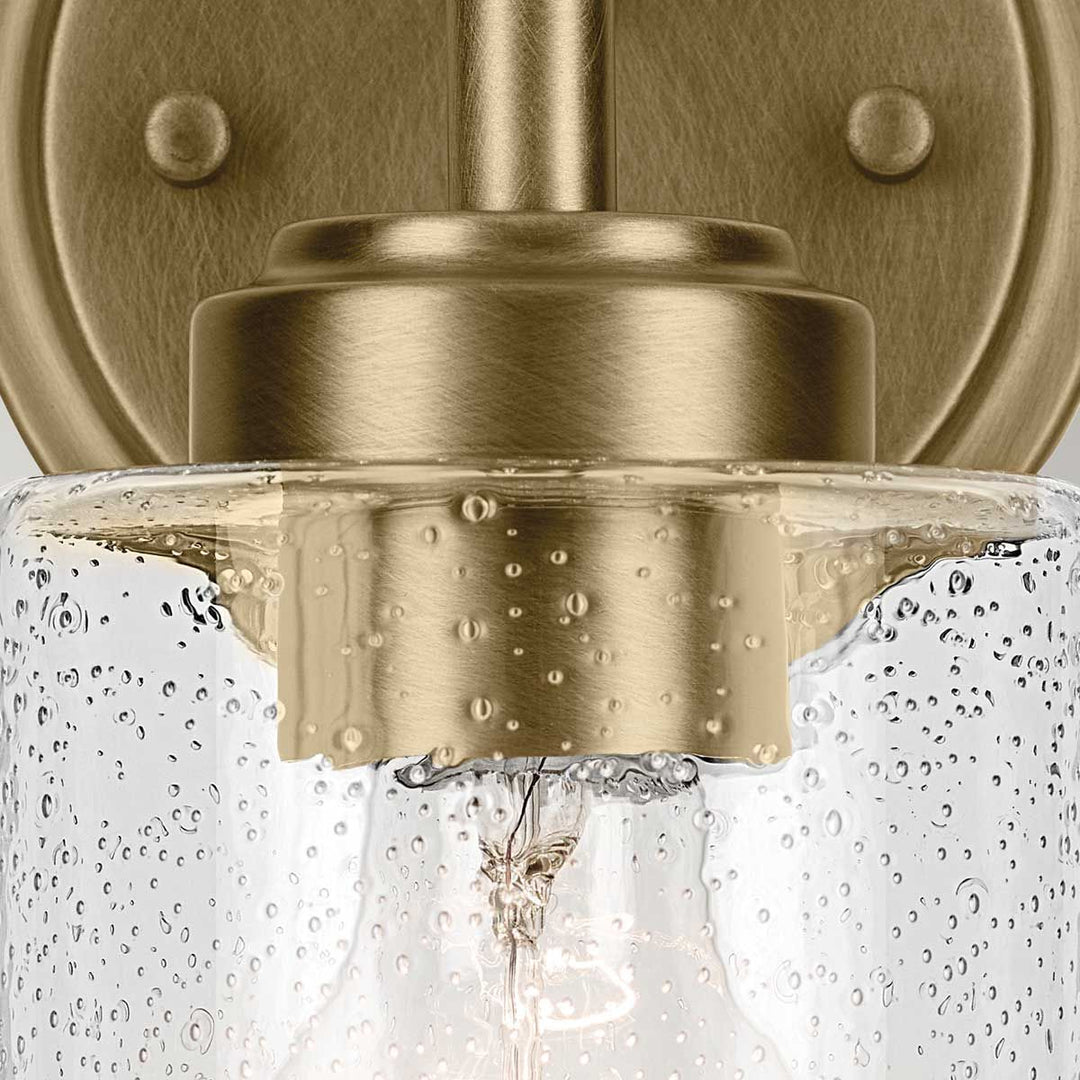 Winslow 1 Wall Light - Natural Brass