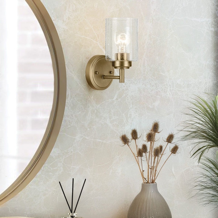 Winslow 1 Wall Light - Natural Brass
