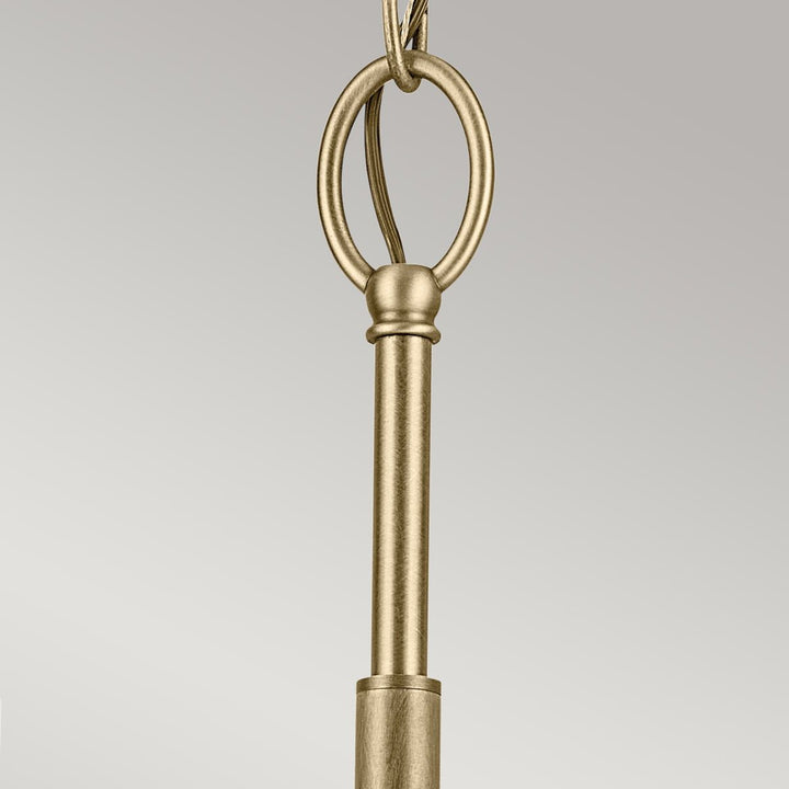 Winslow 3 Chandelier - Natural Brass