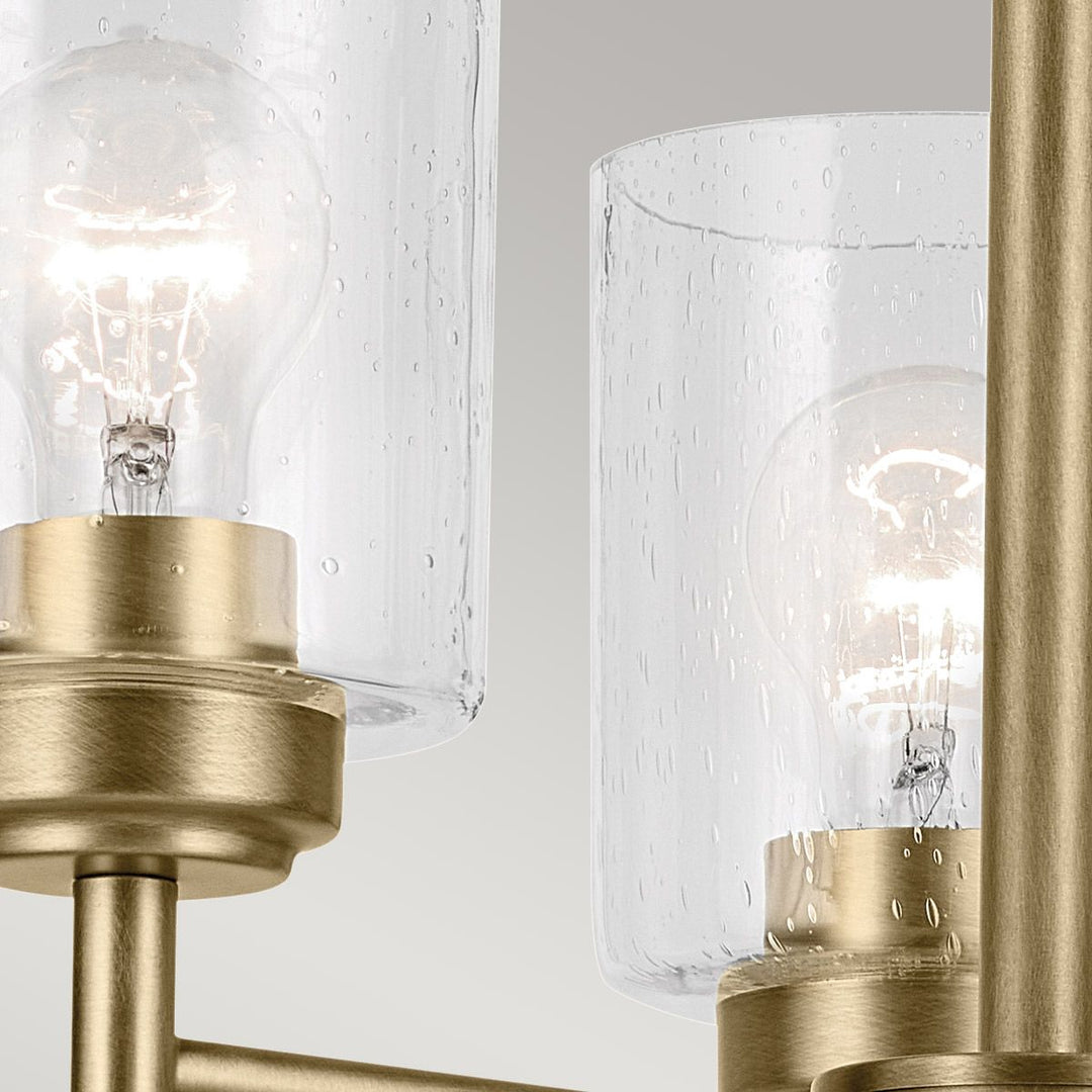 Winslow 3 Chandelier - Natural Brass
