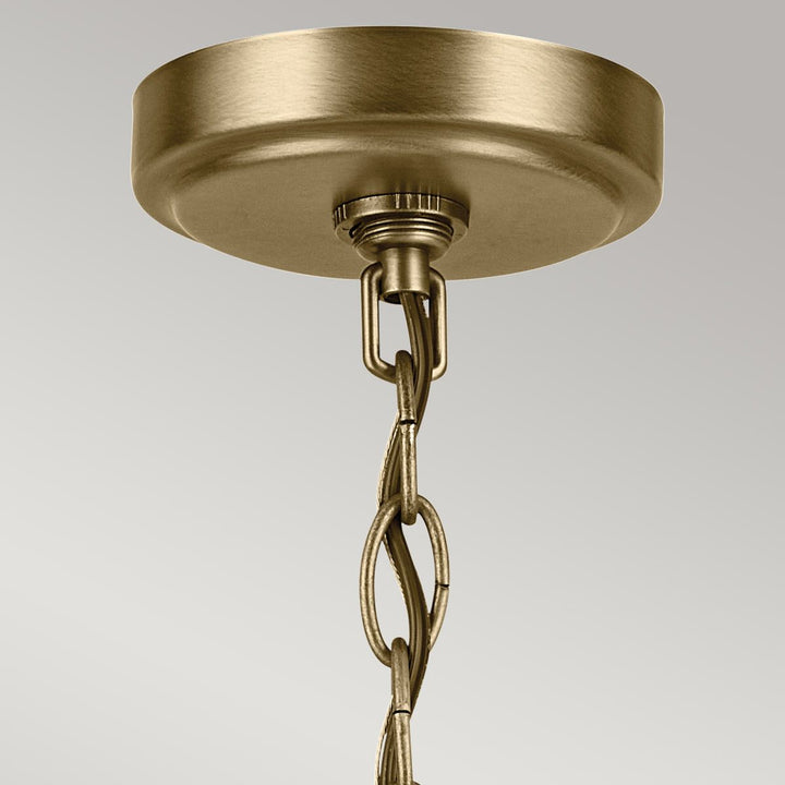 Winslow 5 Chandelier - Natural Brass