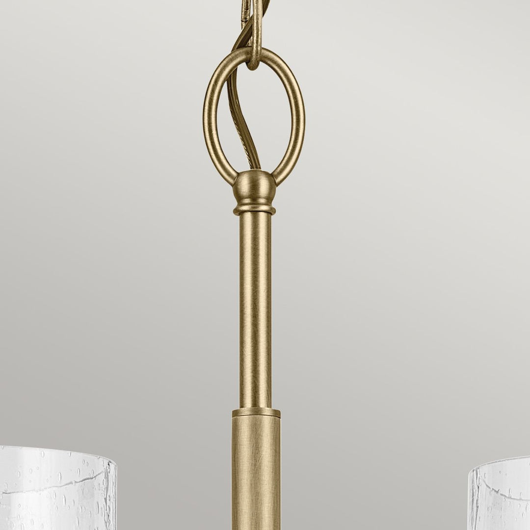 Winslow 5 Chandelier - Natural Brass