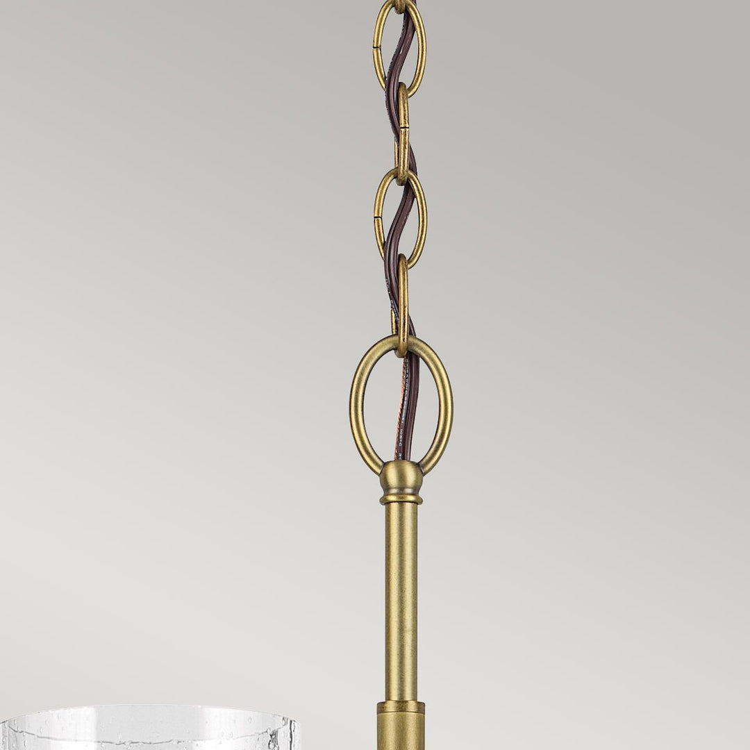 Winslow 6 Chandelier - Natural Brass