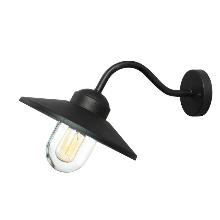 Lighting Klampenborg 1 Light Wall Lantern - Black