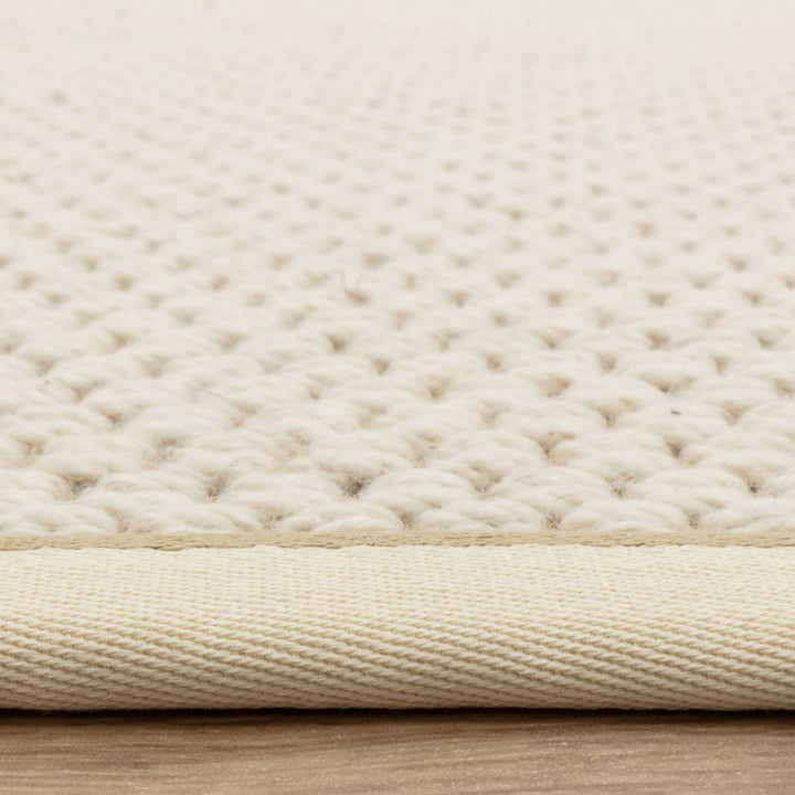 Korra Double Loop Rug - Cream Linen
