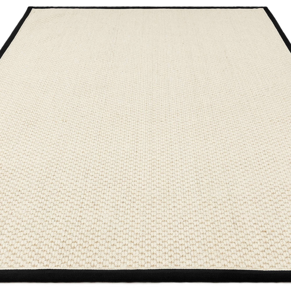Korra Double Loop Rug - Charcoal Cream