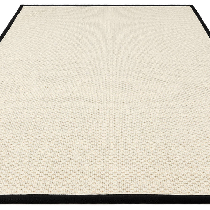 Korra Double Loop Rug - Charcoal Cream