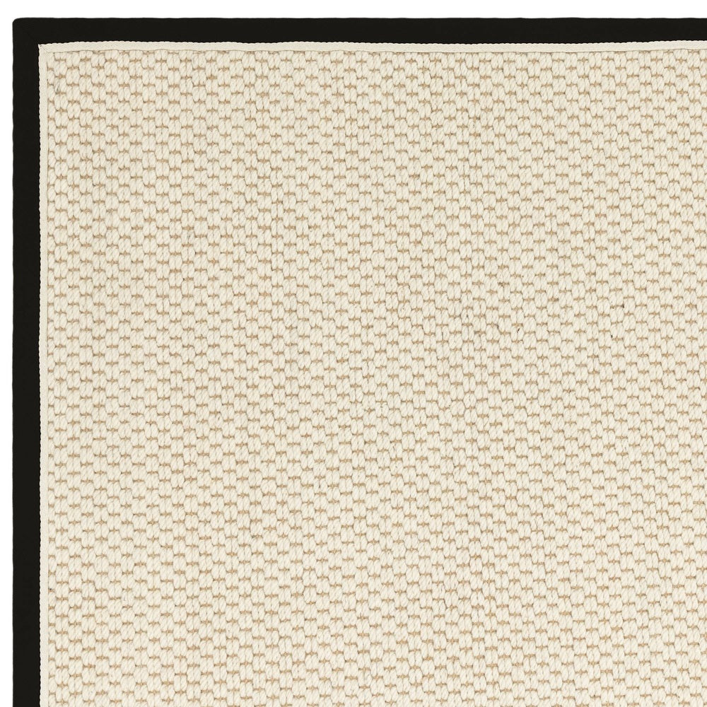 Korra Double Loop Rug - Charcoal Cream