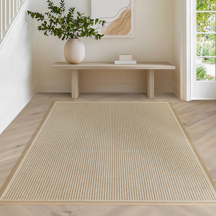 Korra Loop Rug - Linen Cream