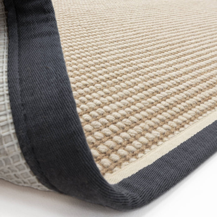 Korra Loop Rug - Slate Cream