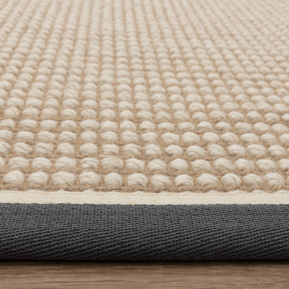 Korra Loop Rug - Slate Cream