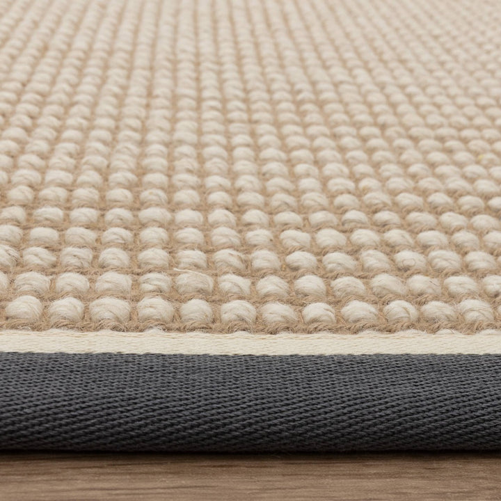 Korra Loop Rug - Slate Cream