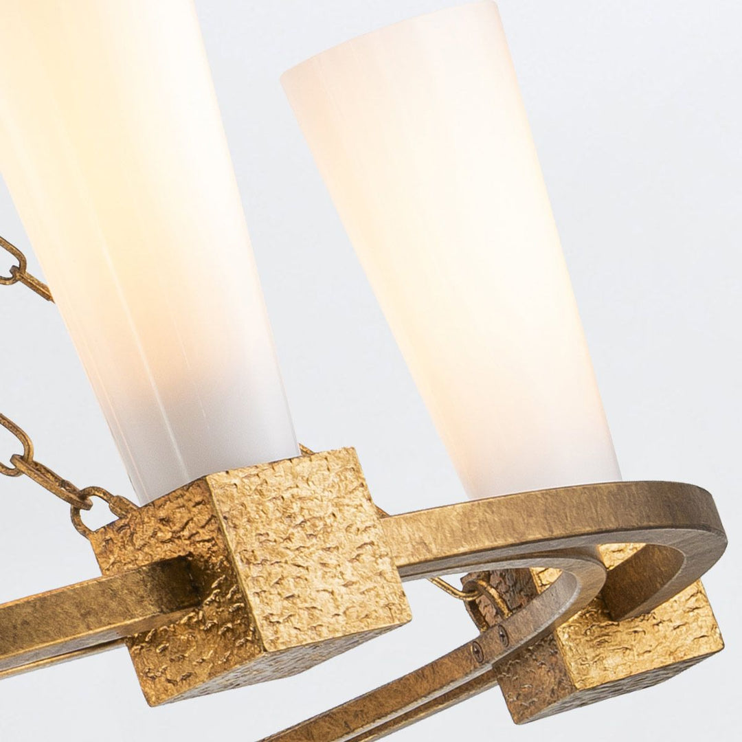 Kristy 5 Chandelier - Distressed Gold