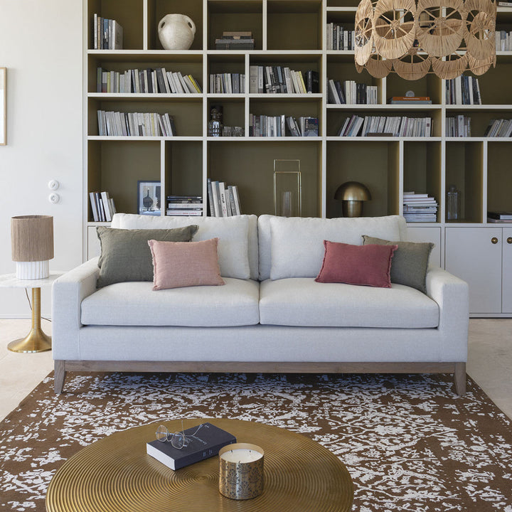 Leonore Sofa - White Linen