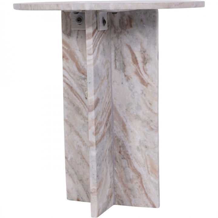 Marble Fantasy Side Table - Brown Libra 3