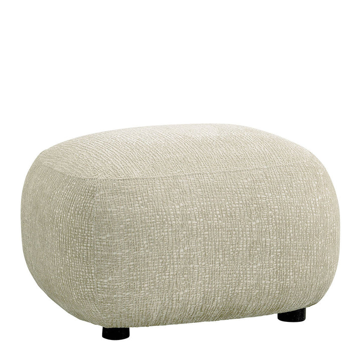 Lisette Velvet Pouffe - Sand