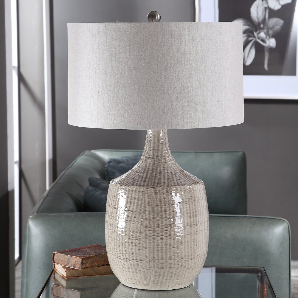 Felipe Table Lamp - Grey Uttermost 3