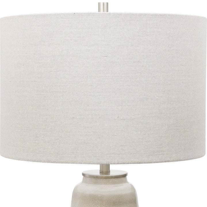 Comanche Crackle Table Lamp - White Uttermost 5