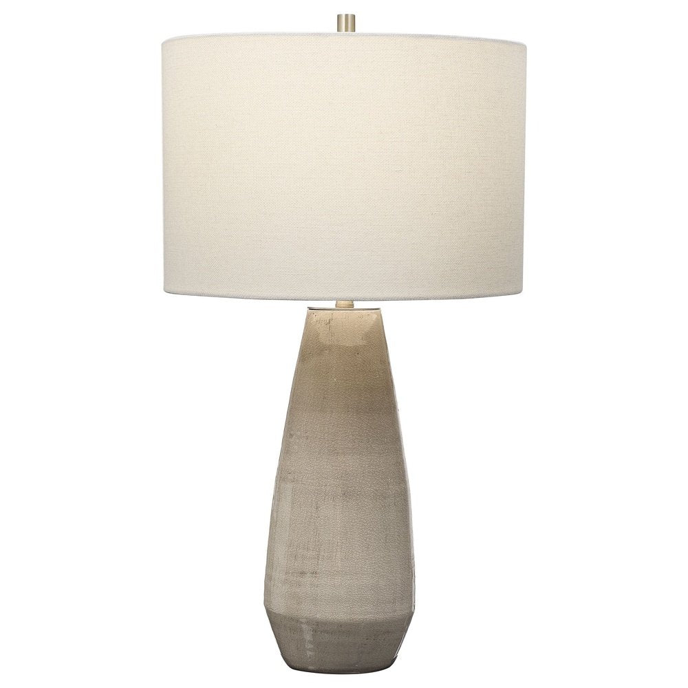 Volterra Table Lamp - Taupe/Grey Uttermost 1